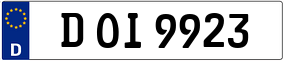 Truck License Plate